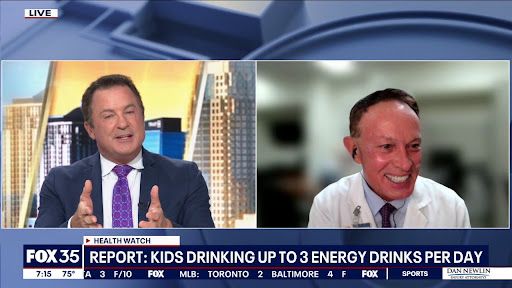 FOX 35 Health Watch interview: “Report: Kids drinking up to 3 energy drinks per day”